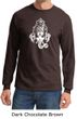 Mens Yoga Shirt Ganesha Head Long Sleeve Tee T-Shirt