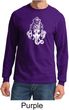 Mens Yoga Shirt Ganesha Head Long Sleeve Tee T-Shirt