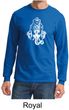 Mens Yoga Shirt Ganesha Head Long Sleeve Tee T-Shirt