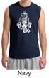 Mens Yoga Shirt Ganesha Head Muscle Tee T-Shirt