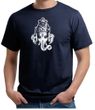 Mens Yoga Shirt Ganesha Head Organic Tee T-Shirt