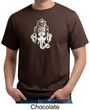 Mens Yoga Shirt Ganesha Head Organic Tee T-Shirt