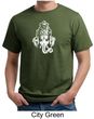 Mens Yoga Shirt Ganesha Head Organic Tee T-Shirt