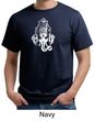 Mens Yoga Shirt Ganesha Head Organic Tee T-Shirt
