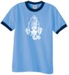 Mens Yoga Shirt Ganesha Head Ringer Tee T-Shirt
