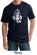 Mens Yoga Shirt Ganesha Head Tall Tee T-Shirt
