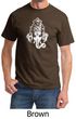 Mens Yoga Shirt Ganesha Head Tee T-shirt