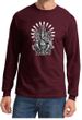 Mens Yoga Shirt Ganesha Long Sleeve Tee T-Shirt