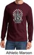 Mens Yoga Shirt Ganesha Long Sleeve Tee T-Shirt