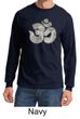Mens Yoga Shirt Ganesha OM Long Sleeve Tee T-Shirt