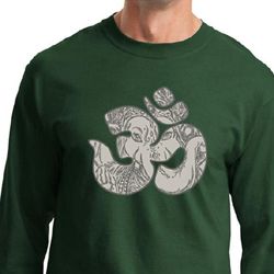 Mens Yoga Shirt Ganesha OM Long Sleeve Tee T-Shirt Mens Yoga Shirt Ganesha OM Long Sleeve Tee T-Shirt