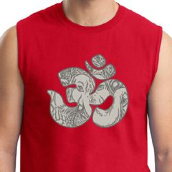 Mens Yoga Shirt Ganesha OM Muscle Tee T-Shirt Mens Yoga Shirt Ganesha OM Muscle Tee T-Shirt