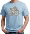 Mens Yoga Shirt Ganesha OM Organic Tee T-Shirt