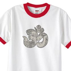 Mens Yoga Shirt Ganesha OM Ringer Tee T-Shirt Mens Yoga Shirt Ganesha OM Ringer Tee T-Shirt