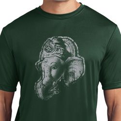 Mens Yoga Shirt Ganesha Profile Moisture Wicking Tee T-Shirt Mens Yoga Shirt Ganesha Profile Moisture Wicking Tee T-Shirt