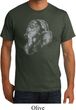 Mens Yoga Shirt Ganesha Profile Organic Tee T-Shirt