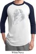 Mens Yoga Shirt Ganesha Profile Raglan Tee T-Shirt