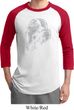 Mens Yoga Shirt Ganesha Profile Raglan Tee T-Shirt