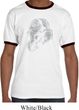 Mens Yoga Shirt Ganesha Profile Ringer Tee T-Shirt
