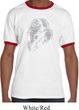 Mens Yoga Shirt Ganesha Profile Ringer Tee T-Shirt