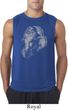 Mens Yoga Shirt Ganesha Profile Sleeveless Tee T-Shirt