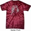 Mens Yoga Shirt Ganesha Profile Spider Tie Dye Tee T-shirt