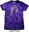 Mens Yoga Shirt Ganesha Profile Spider Tie Dye Tee T-shirt