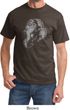 Mens Yoga Shirt Ganesha Profile Tee T-Shirt