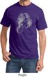 Mens Yoga Shirt Ganesha Profile Tee T-Shirt