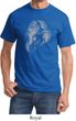 Mens Yoga Shirt Ganesha Profile Tee T-Shirt