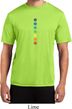 Mens Yoga Shirt Glowing Chakras Moisture Wicking Tee T-Shirt