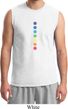 Mens Yoga Shirt Glowing Chakras Muscle Tee T-Shirt