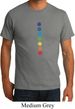Mens Yoga Shirt Glowing Chakras Organic Tee T-Shirt