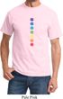 Mens Yoga Shirt Glowing Chakras Tee T-Shirt