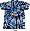 Mens Yoga Shirt Glowing Chakras Twist Tie Dye Tee T-shirt