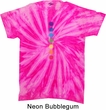 Mens Yoga Shirt Glowing Chakras Twist Tie Dye Tee T-shirt
