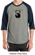 Mens Shirt Grab This Kettle Bell Raglan Tee T-Shirt