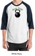 Mens Shirt Grab This Kettle Bell Raglan Tee T-Shirt