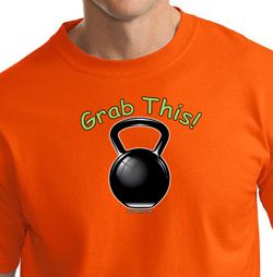 Mens Shirt Grab This Kettle Bell Tall Tee T-Shirt