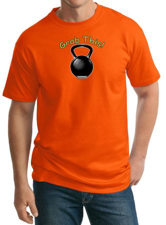 Mens Shirt Grab This Kettle Bell Tall Tee T-Shirt
