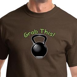 Mens Shirt Grab This Kettle Bell Tee T-Shirt