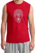 Mens Yoga Shirt Grey Bodhi Tree Muscle Tee T-Shirt
