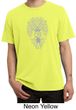 Mens Yoga Shirt Grey Bodhi Tree Pigment Dyed Tee T-Shirt