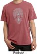 Mens Yoga Shirt Grey Bodhi Tree Pigment Dyed Tee T-Shirt