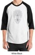 Mens Yoga Shirt Grey Bodhi Tree Raglan Tee T-Shirt
