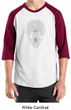 Mens Yoga Shirt Grey Bodhi Tree Raglan Tee T-Shirt
