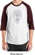 Mens Yoga Shirt Grey Bodhi Tree Raglan Tee T-Shirt