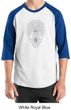 Mens Yoga Shirt Grey Bodhi Tree Raglan Tee T-Shirt