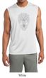 Mens Yoga Shirt Grey Bodhi Tree Sleeveless Moisture Wicking Tee