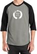 Mens Yoga Shirt Enso Happiness Raglan Tee T-Shirt